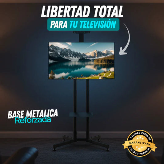 Carrito de TV móvil para 32-65 pulgadas