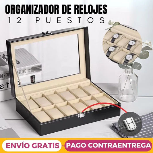 Organizador de Relojes 12 Puestos